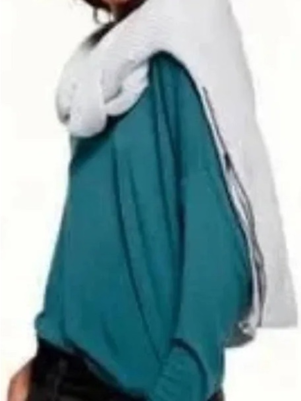 CAbi Serenity Tee from Fall 2018 Teal Soft Knit Top